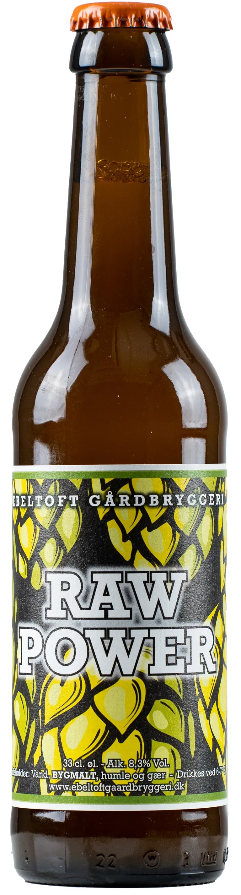 Raw Power Double IPA, Ebeltoft G�rdbryggeri, 33 cl