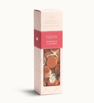 Hjertelig Tillykke Klassiske fl�dekarameller fra Karamel Kompagniet